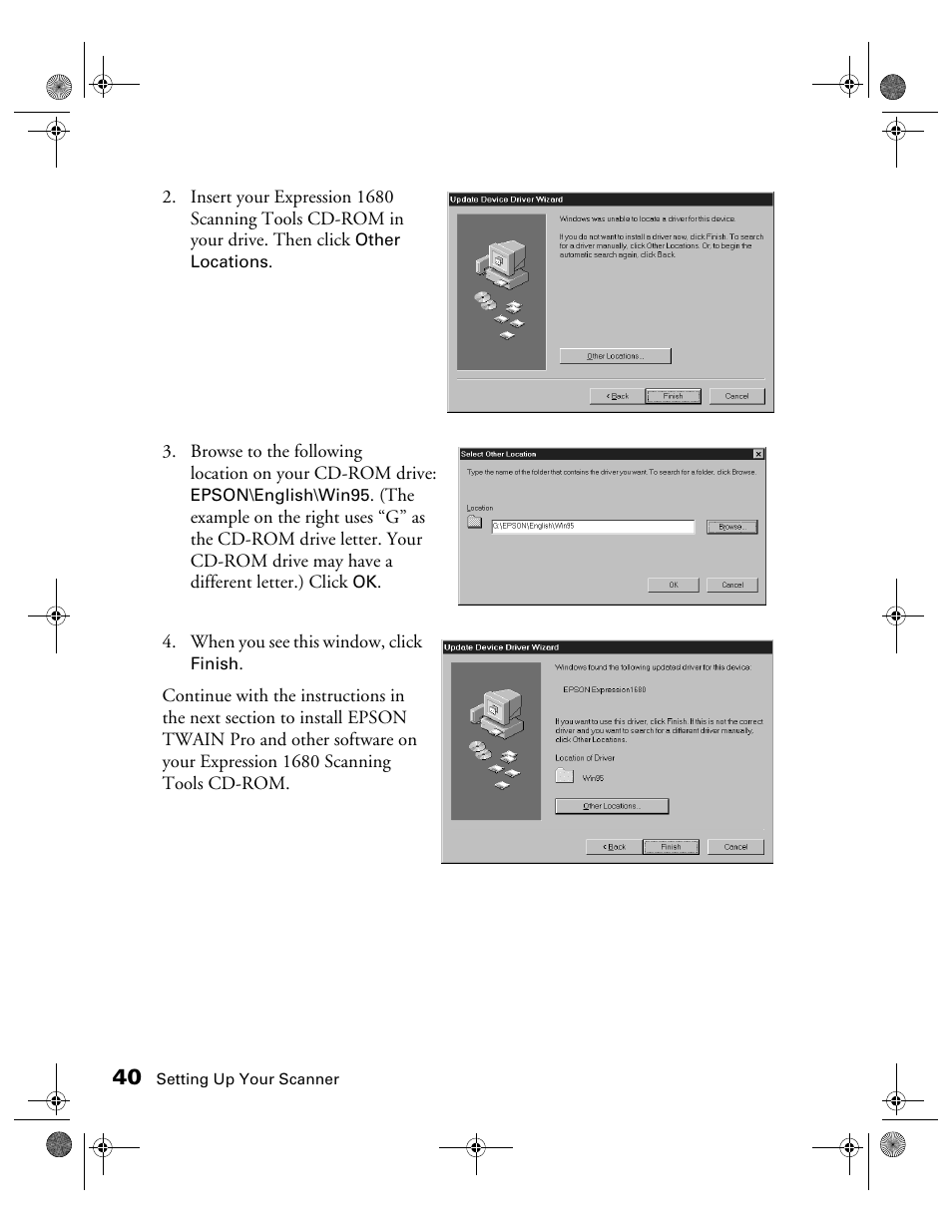 Epson 1680 User Manual | Page 47 / 159