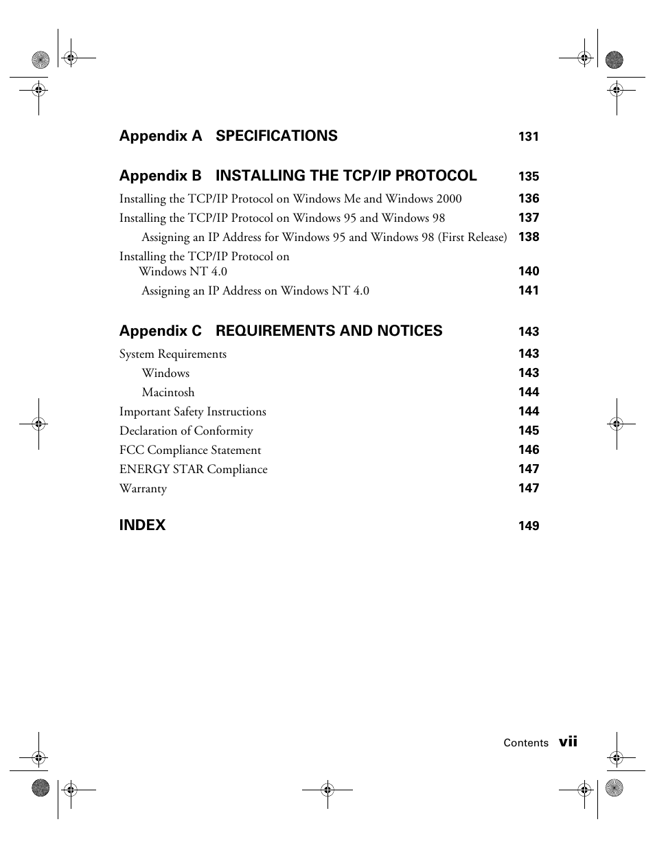 Epson 1680 User Manual | Page 7 / 159