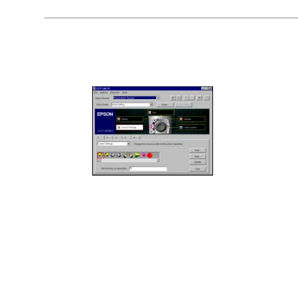 Customizing the remote control effects buttons, Function description and usage | Epson 5350  EN User Manual | Page 115 / 182