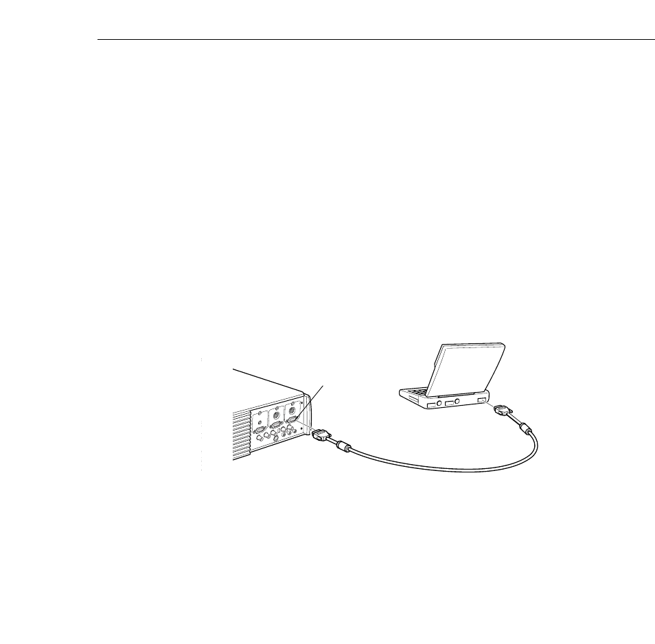 Connecting to a pc laptop computer | Epson 5350  EN User Manual | Page 37 / 182