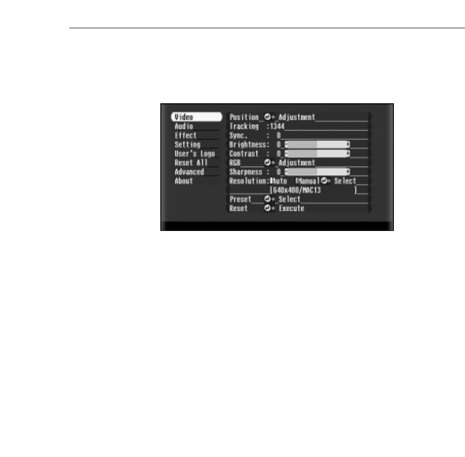 Accessing the main menu | Epson 5350  EN User Manual | Page 93 / 182