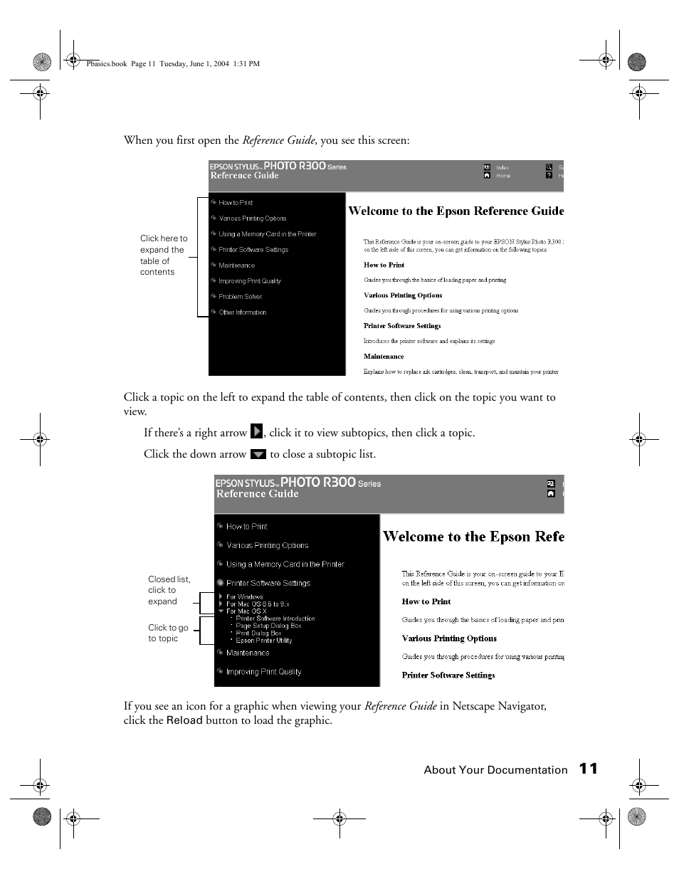 Epson Stylus Photo R300 Series User Manual | Page 11 / 124