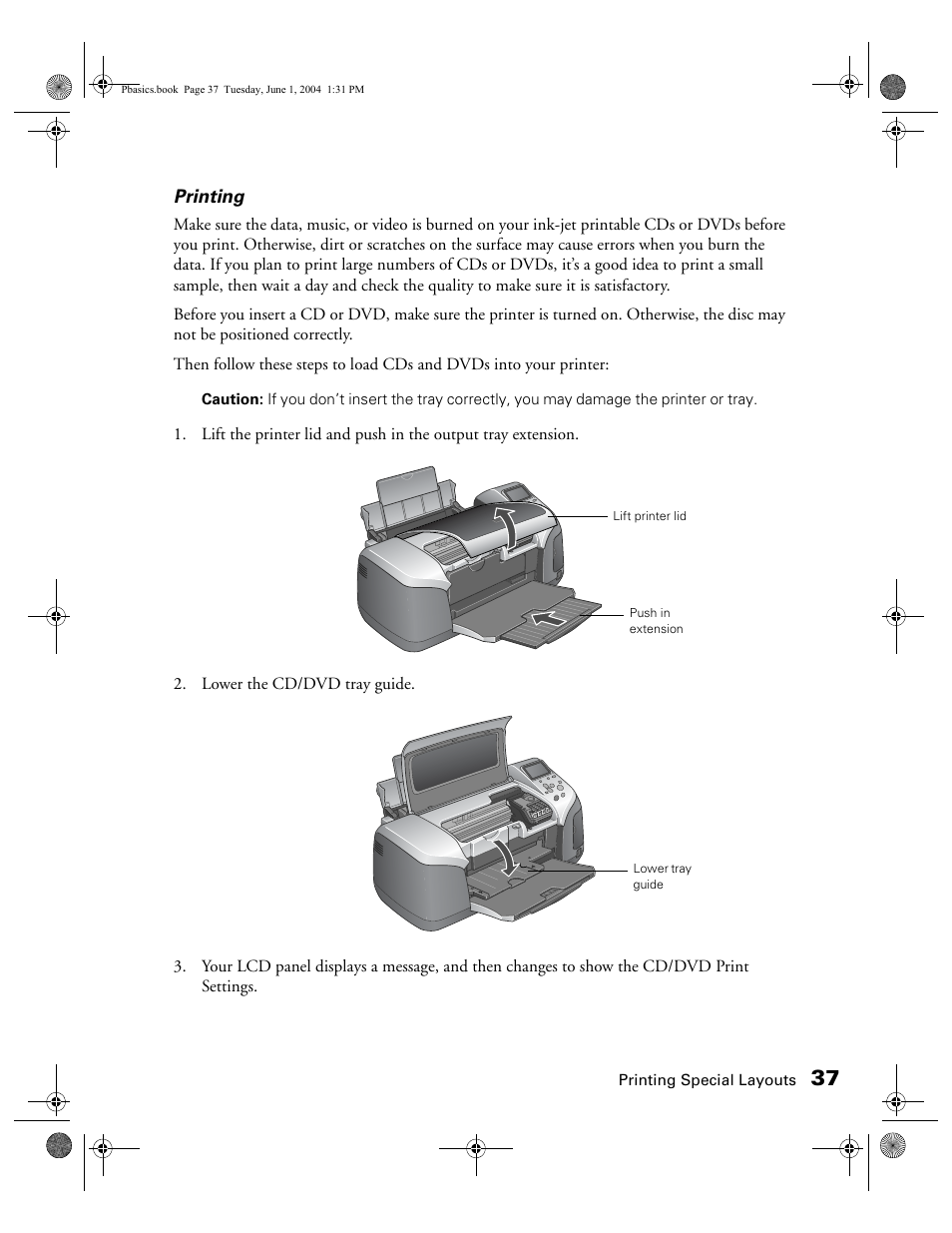 Epson Stylus Photo R300 Series User Manual | Page 37 / 124