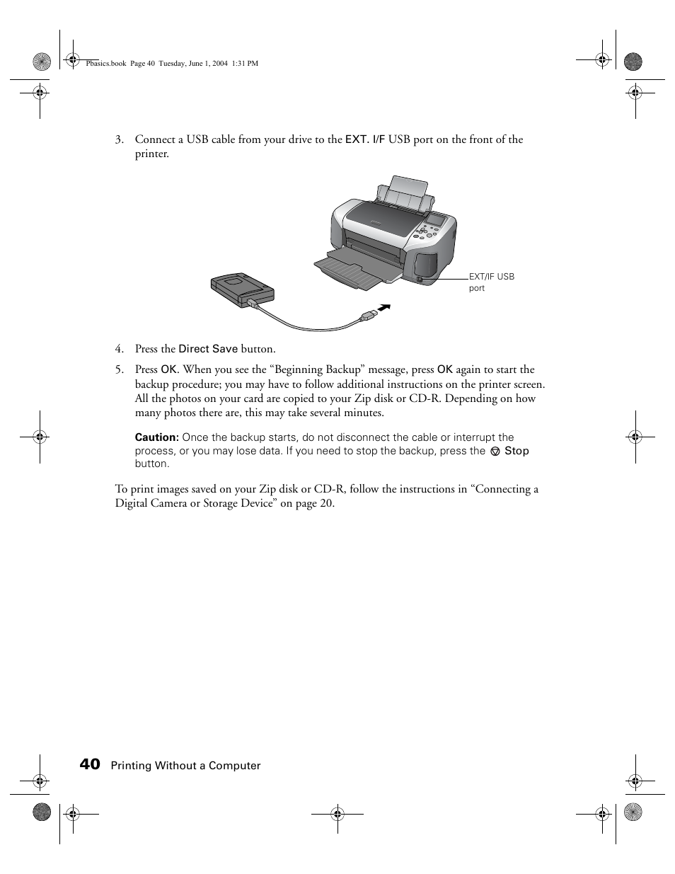 Epson Stylus Photo R300 Series User Manual | Page 40 / 124