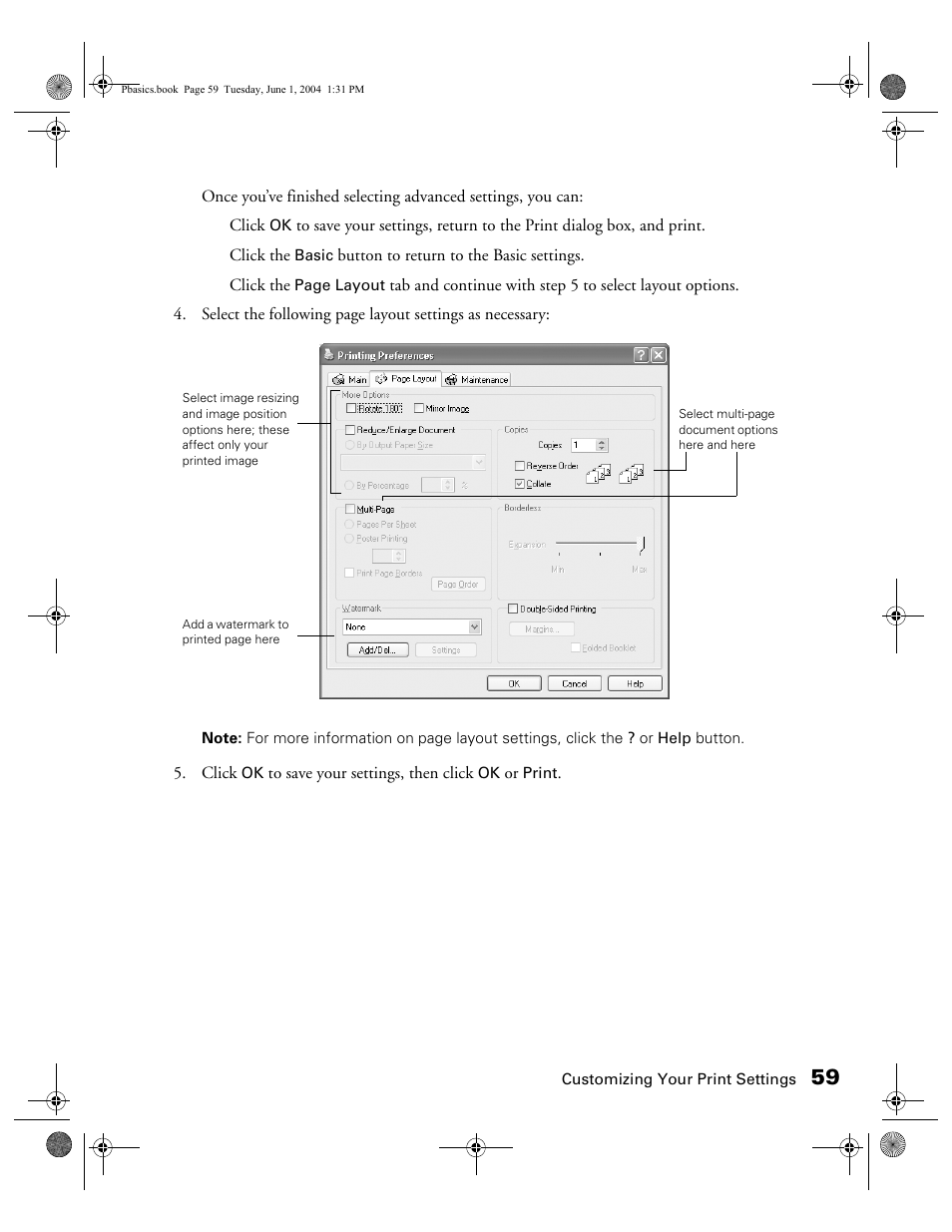 Epson Stylus Photo R300 Series User Manual | Page 59 / 124