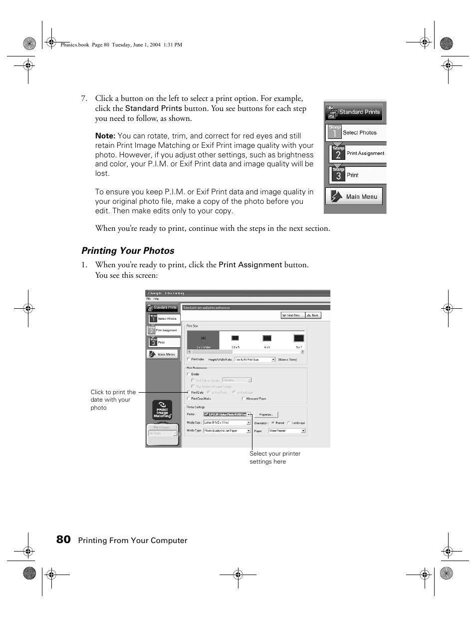 Epson Stylus Photo R300 Series User Manual | Page 80 / 124