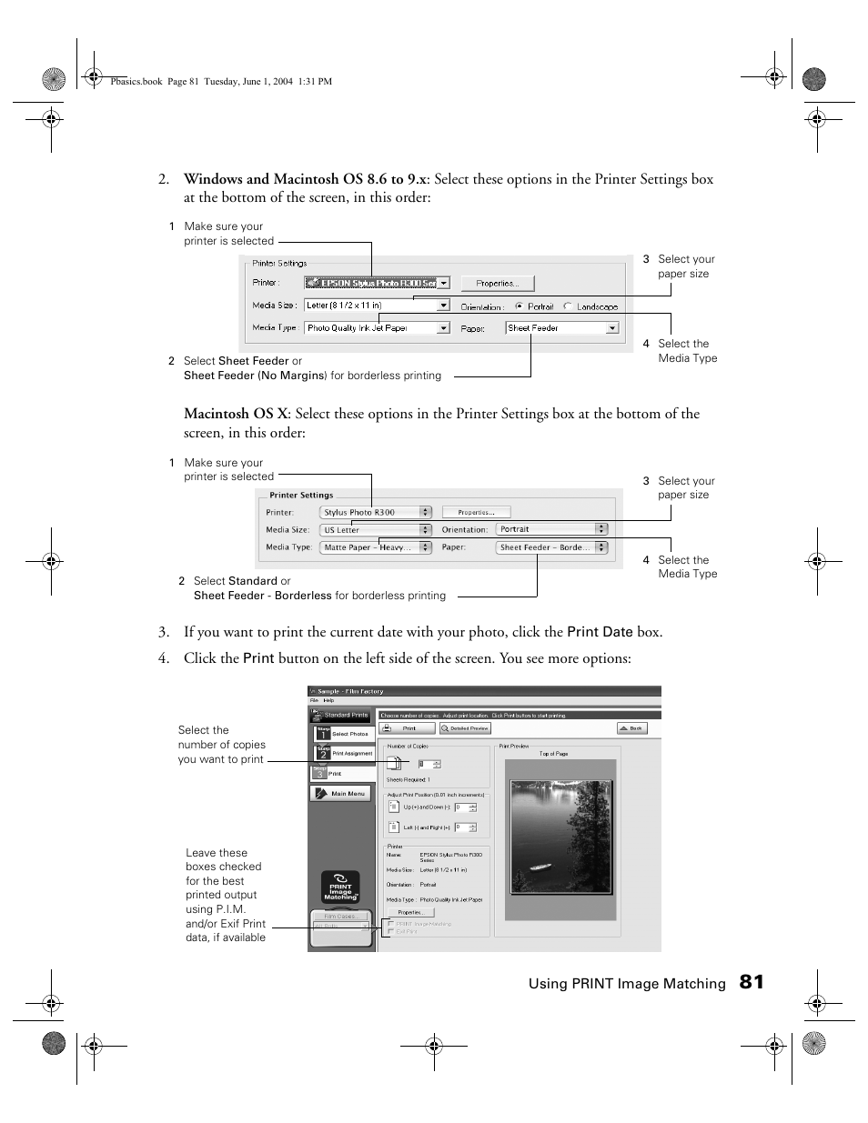 Epson Stylus Photo R300 Series User Manual | Page 81 / 124