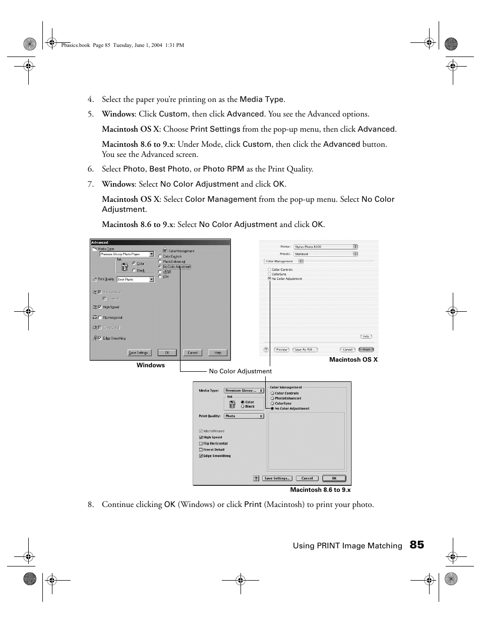 Epson Stylus Photo R300 Series User Manual | Page 85 / 124