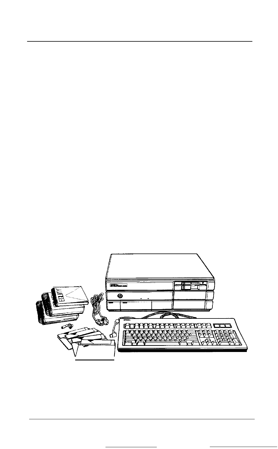 Chap 1-setting up your system, Unpacking, Setting up your system | Epson 20 User Manual | Page 15 / 218