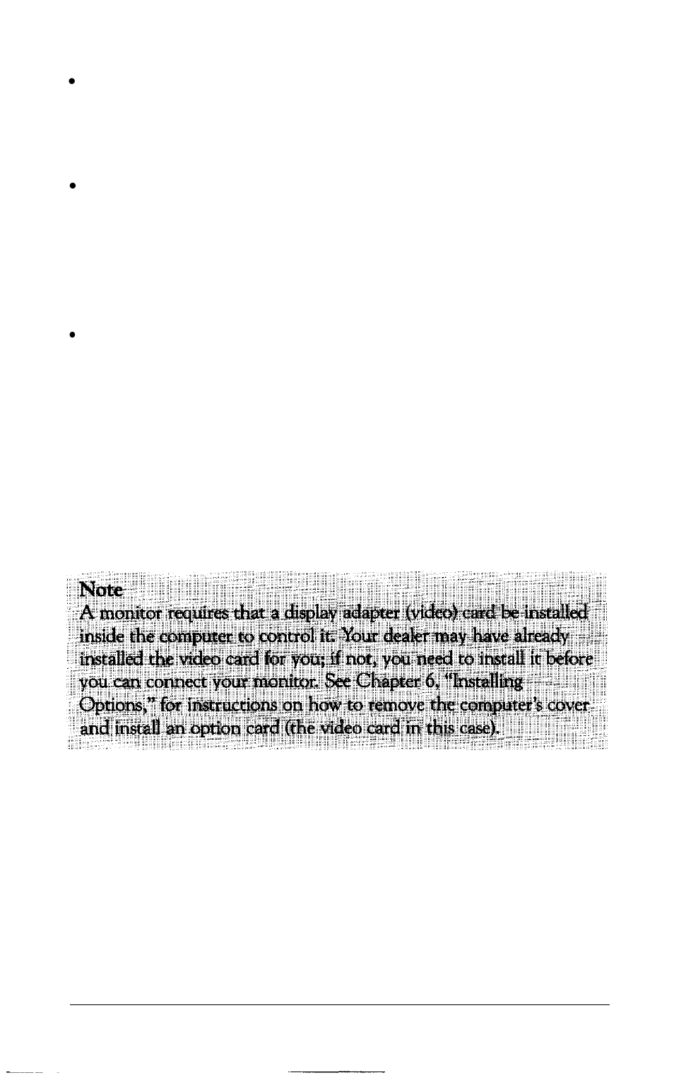Connecting a monitor | Epson 20 User Manual | Page 18 / 218