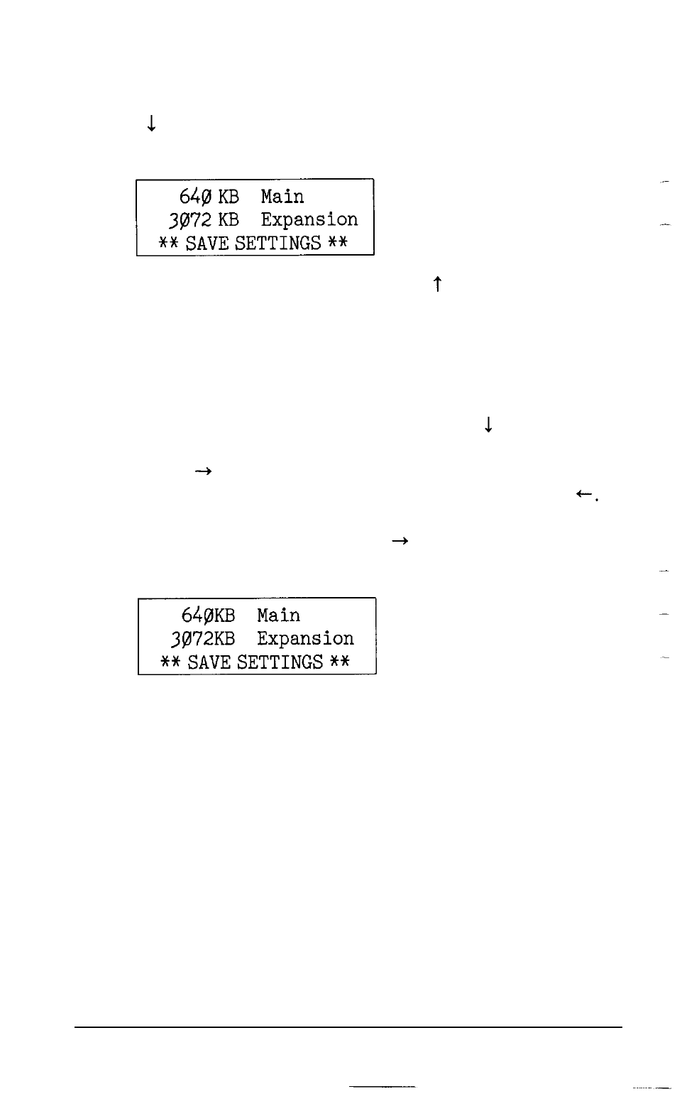 Enter, Expansion, Save settings | Epson 20 User Manual | Page 34 / 218