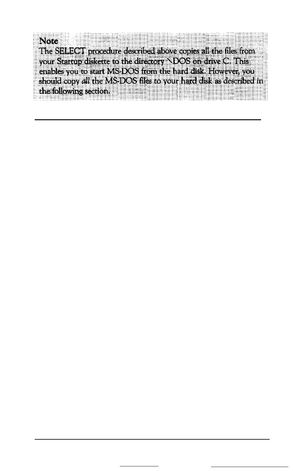 Copying the remaining files to the hard disk, Enter, Enter: copy *.* c:\dos | Epson 20 User Manual | Page 55 / 218