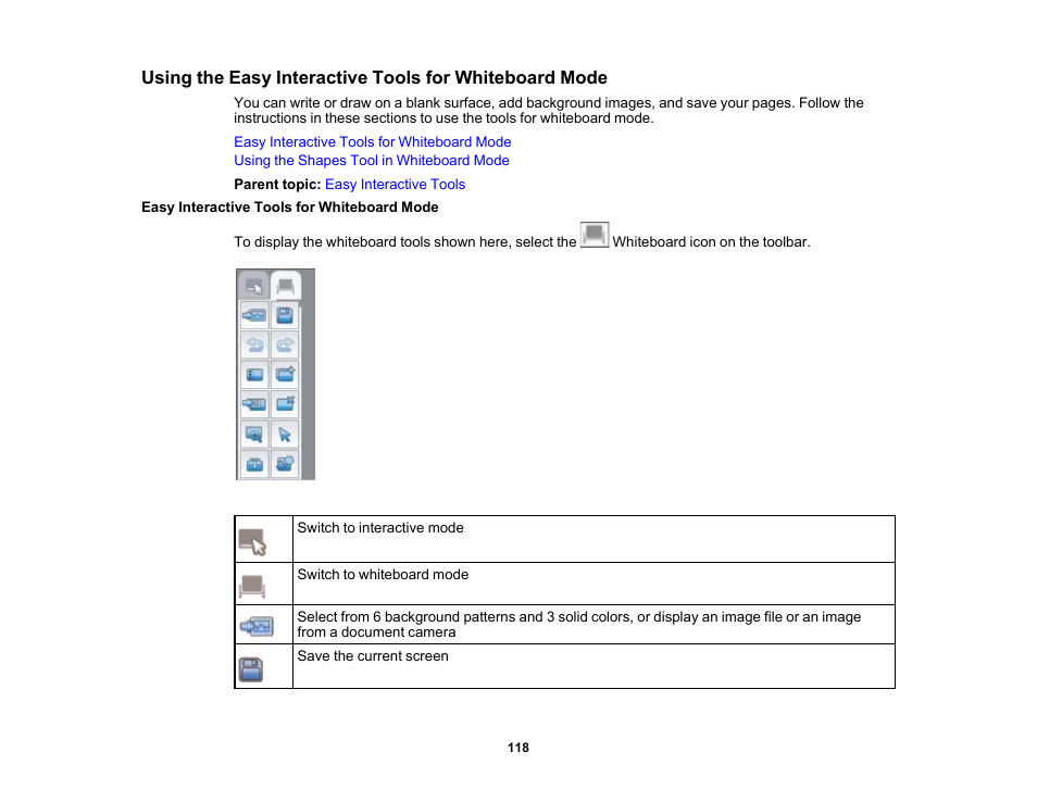 Epson BrightLink 435Wi User Manual | Page 118 / 238