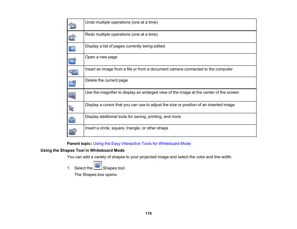 Epson BrightLink 435Wi User Manual | Page 119 / 238