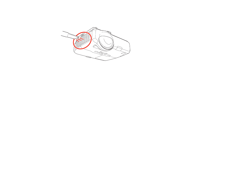 Replacing the air filter | Epson BrightLink 435Wi User Manual | Page 148 / 238