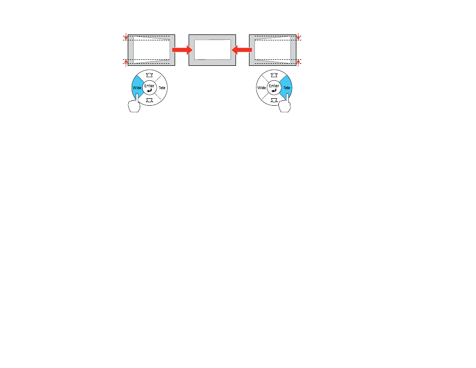 Correcting image shape with quick corner | Epson BrightLink 435Wi User Manual | Page 72 / 238