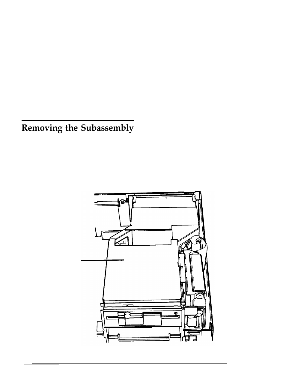 Removing the subassembly | Epson Equity 286 PLUS User Manual | Page 108 / 263