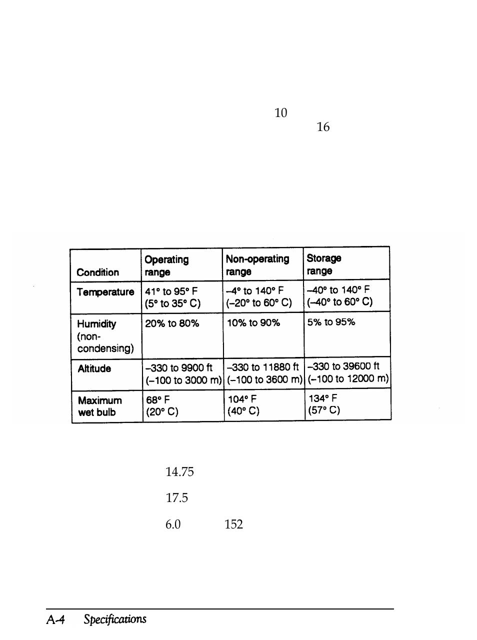 Keyboard, Environmental requirements, Physical characteristics | Epson Equity 286 PLUS User Manual | Page 139 / 263