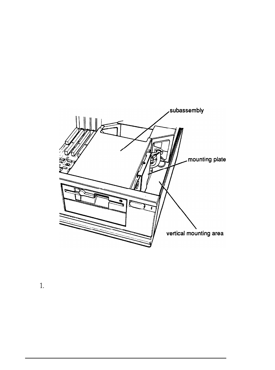 Removing and attaching the mounting plate, B-10 | Epson Equity 286 PLUS User Manual | Page 149 / 263