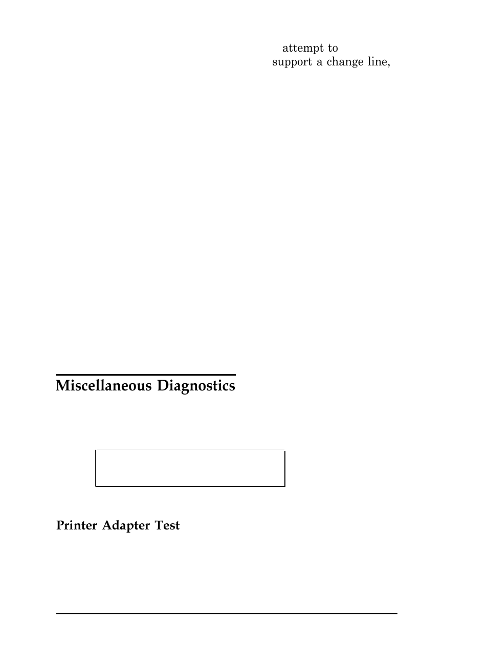 Miscellaneous diagnostics, Printer adapter test, C-23 c-23 | Epson Equity 286 PLUS User Manual | Page 217 / 263