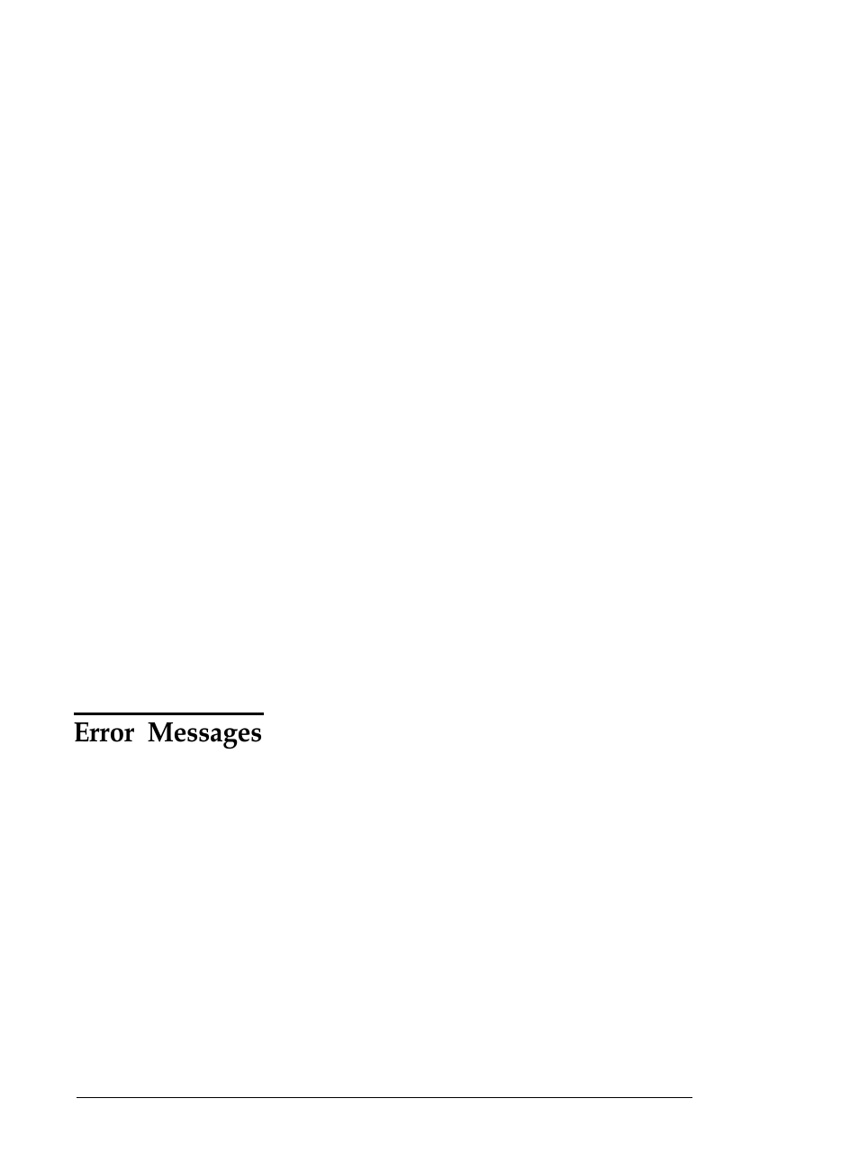 Error messages | Epson Equity 286 PLUS User Manual | Page 221 / 263