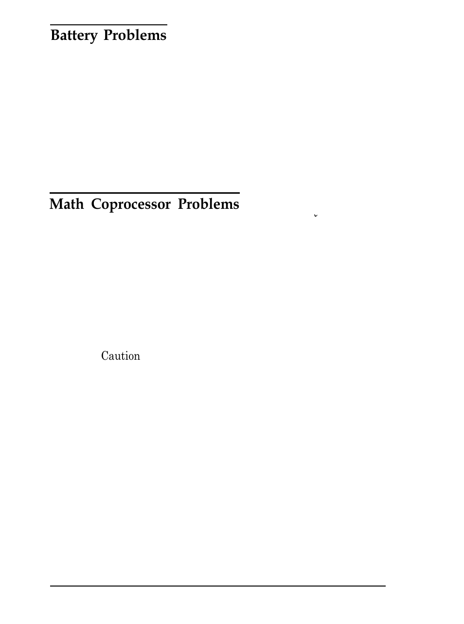 Battery problems, Math coprocessor problems, D-20 | Insta11ed, Not installed, Instal1ed | Epson Equity 286 PLUS User Manual | Page 239 / 263