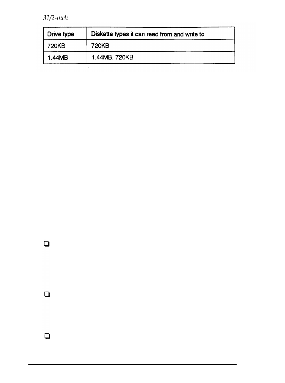 Caring for diskettes and diskette drives | Epson Equity 286 PLUS User Manual | Page 62 / 263