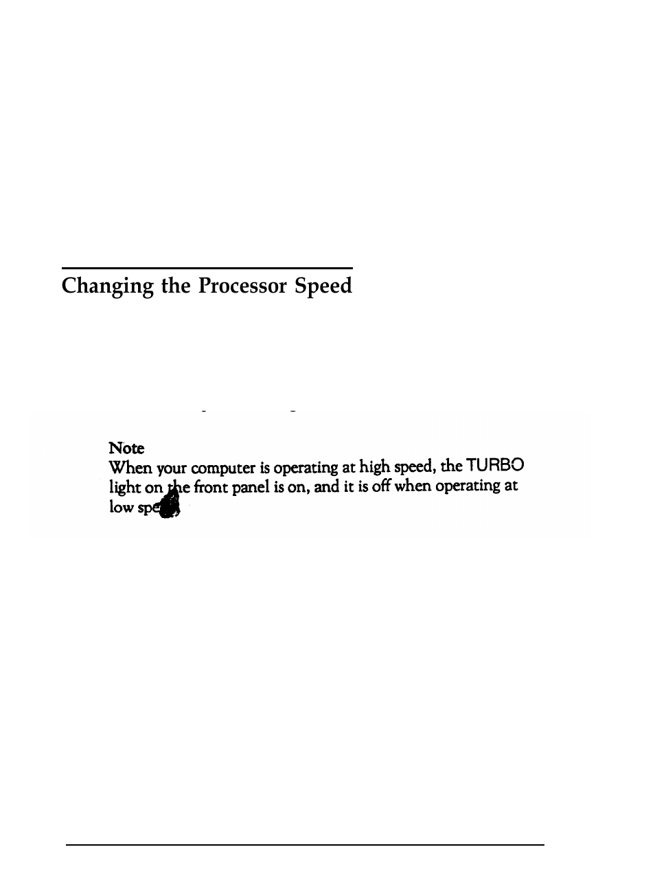 Changing the processor speed | Epson Equity 286 PLUS User Manual | Page 74 / 263