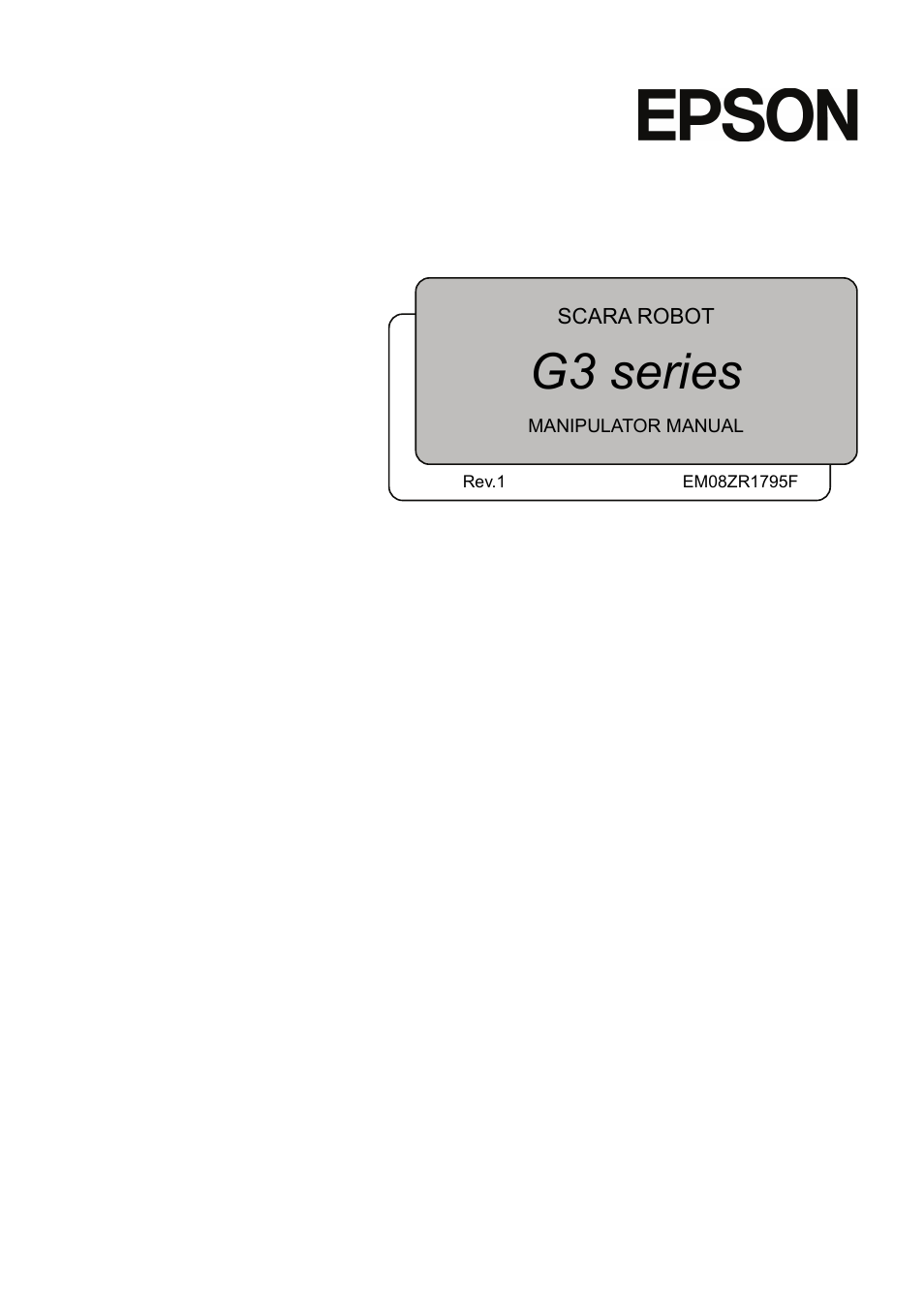 Epson G3 Series User Manual | 92 pages