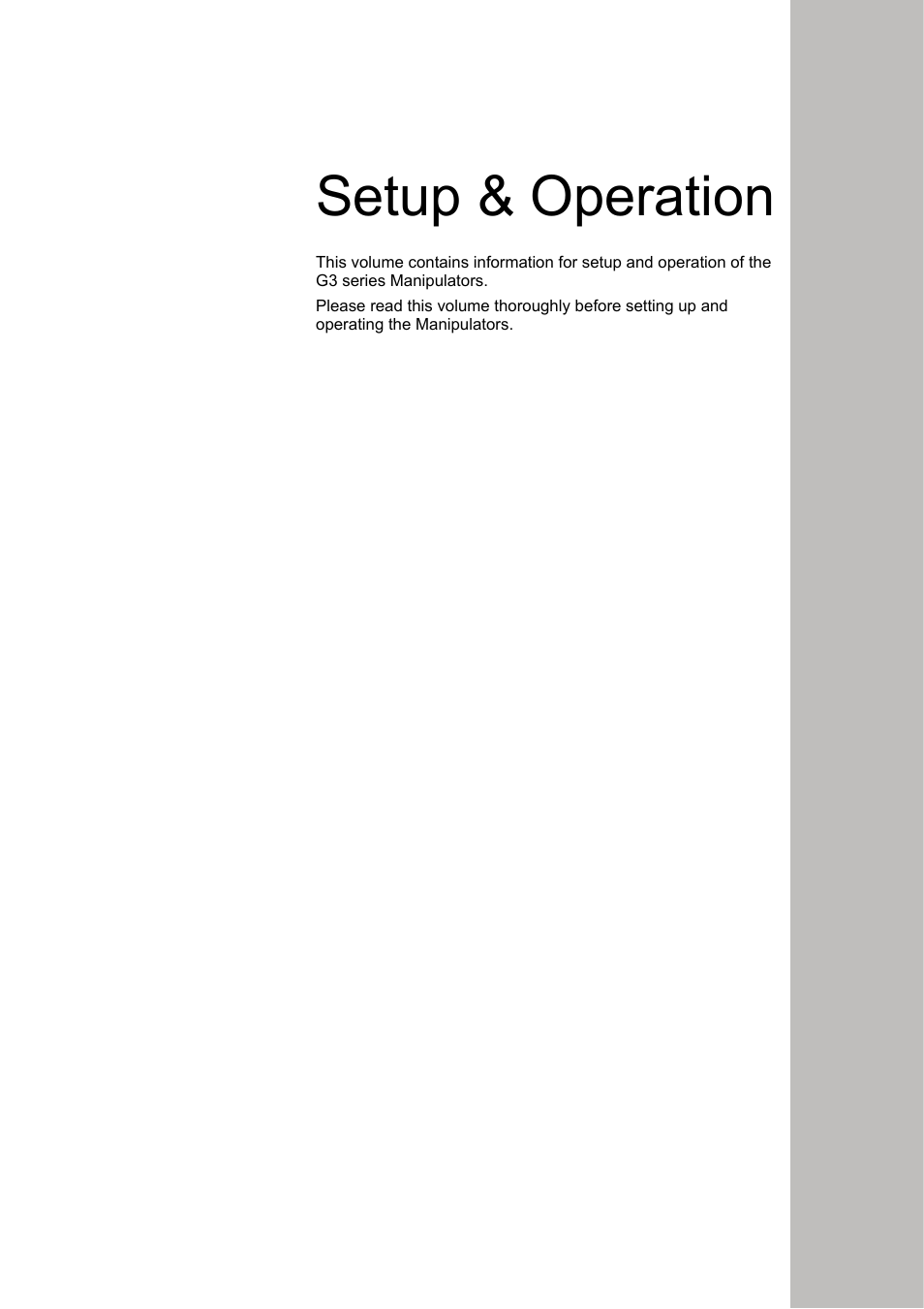 Setup & operation | Epson G3 Series User Manual | Page 11 / 92