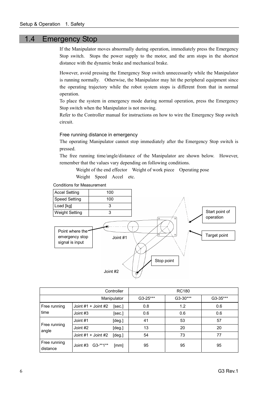 4 emergency stop | Epson G3 Series User Manual | Page 16 / 92