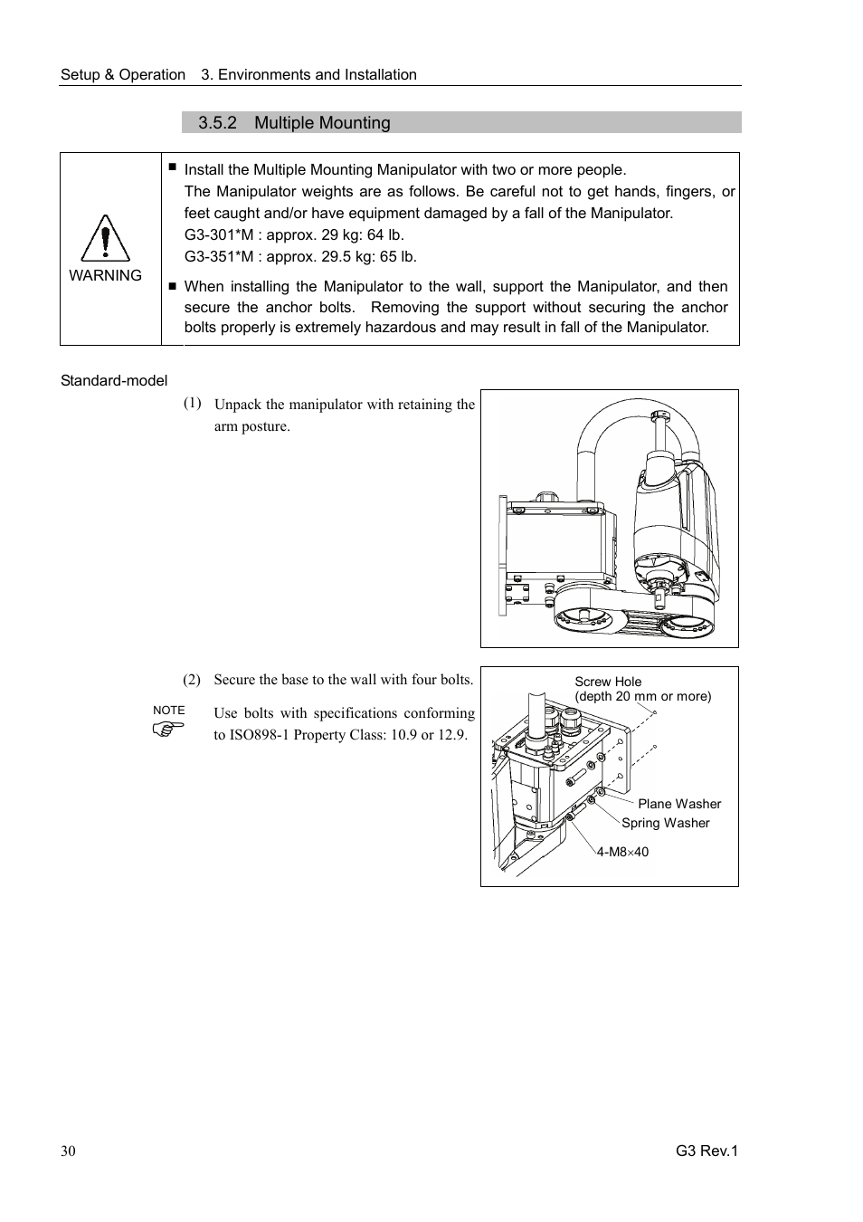2 multiple mounting | Epson G3 Series User Manual | Page 40 / 92