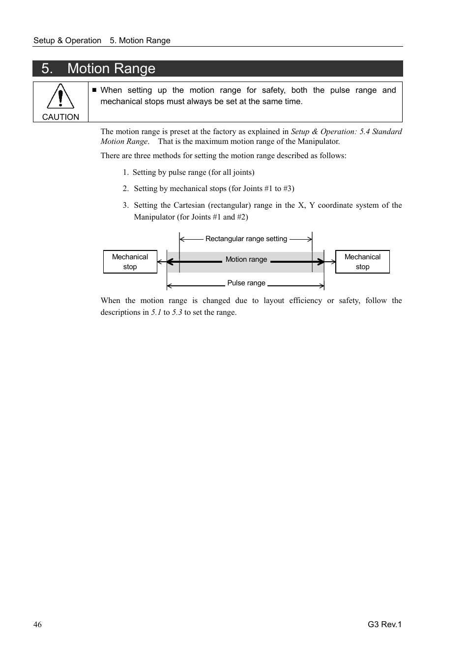 Motion range | Epson G3 Series User Manual | Page 56 / 92