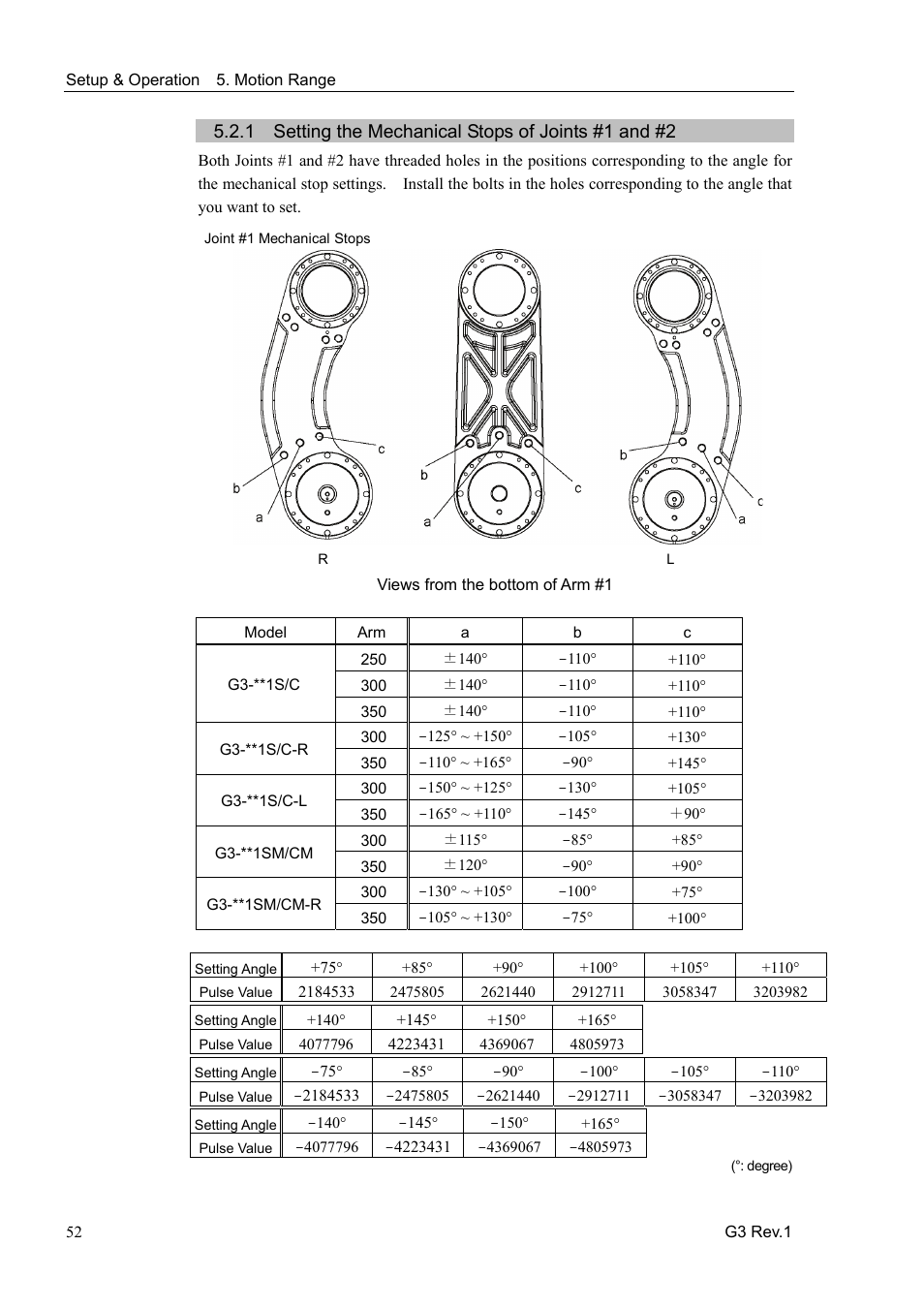 1 setting the mechanical stops of joints #1 and #2 | Epson G3 Series User Manual | Page 62 / 92