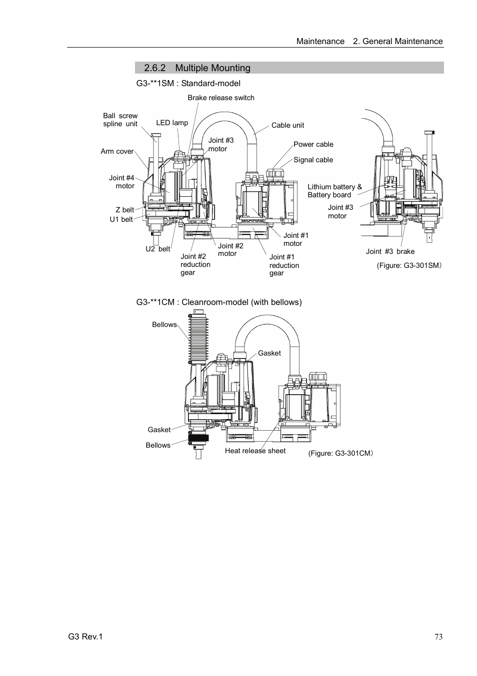 2 multiple mounting | Epson G3 Series User Manual | Page 83 / 92