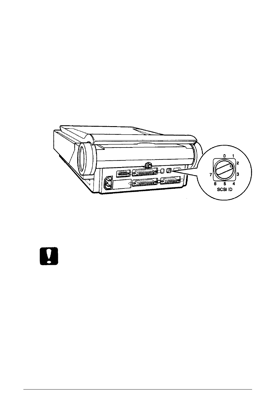 Scsi id number setting | Epson ES-1200C User Manual | Page 22 / 96