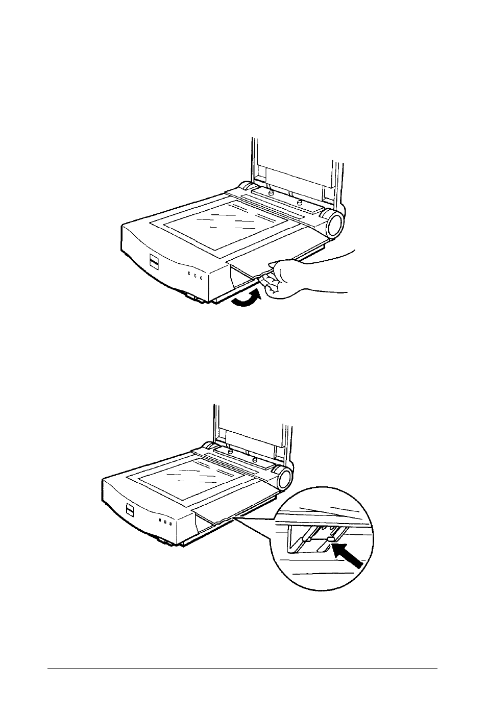 Using the document shelf | Epson ES-1200C User Manual | Page 32 / 96