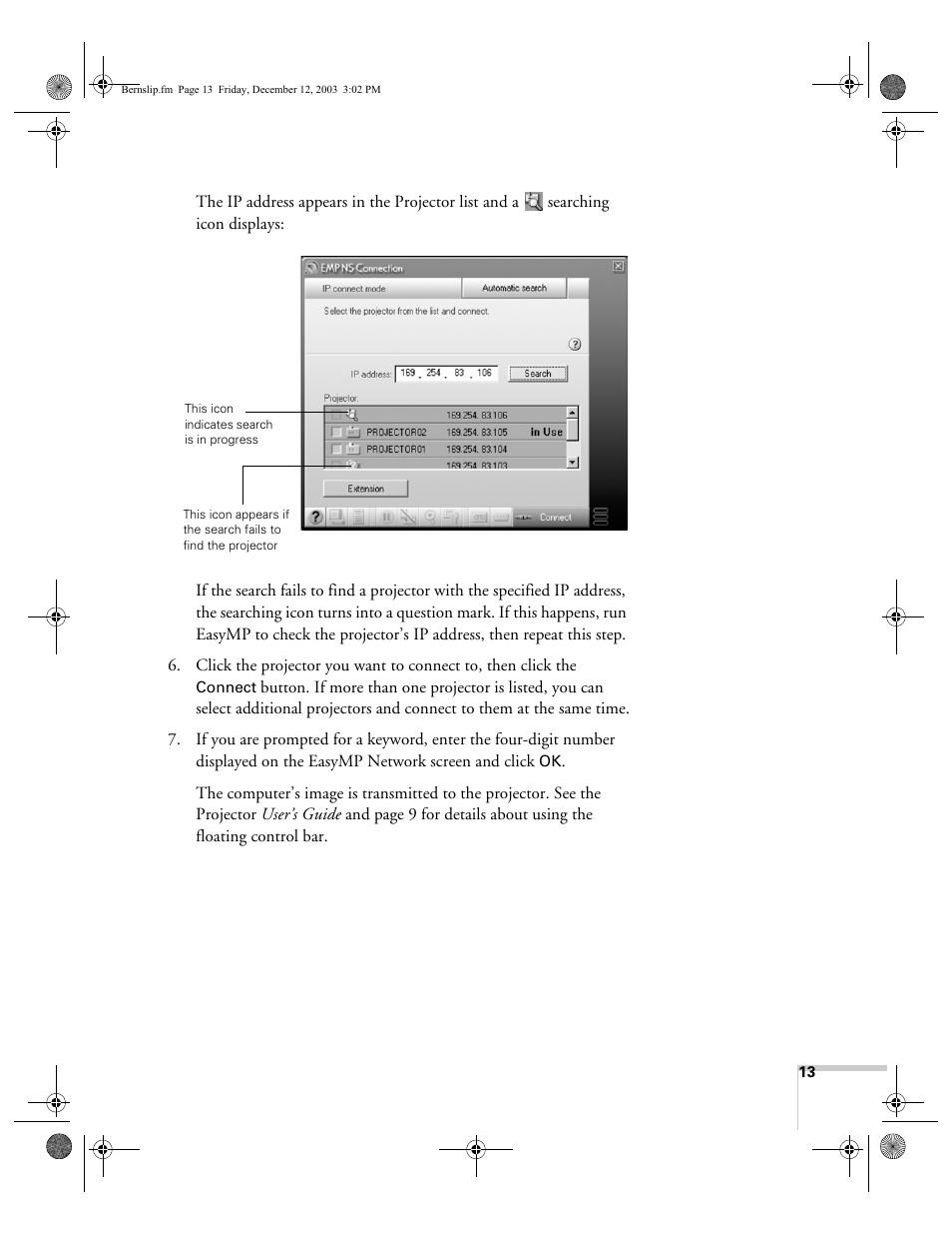 Epson PL 735c User Manual | Page 13 / 28