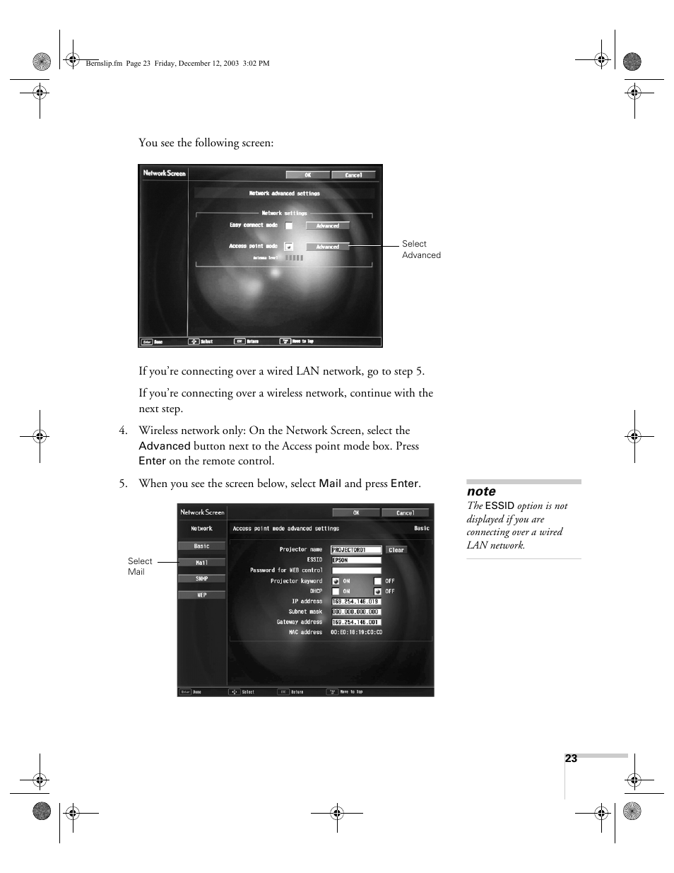 Epson PL 735c User Manual | Page 23 / 28