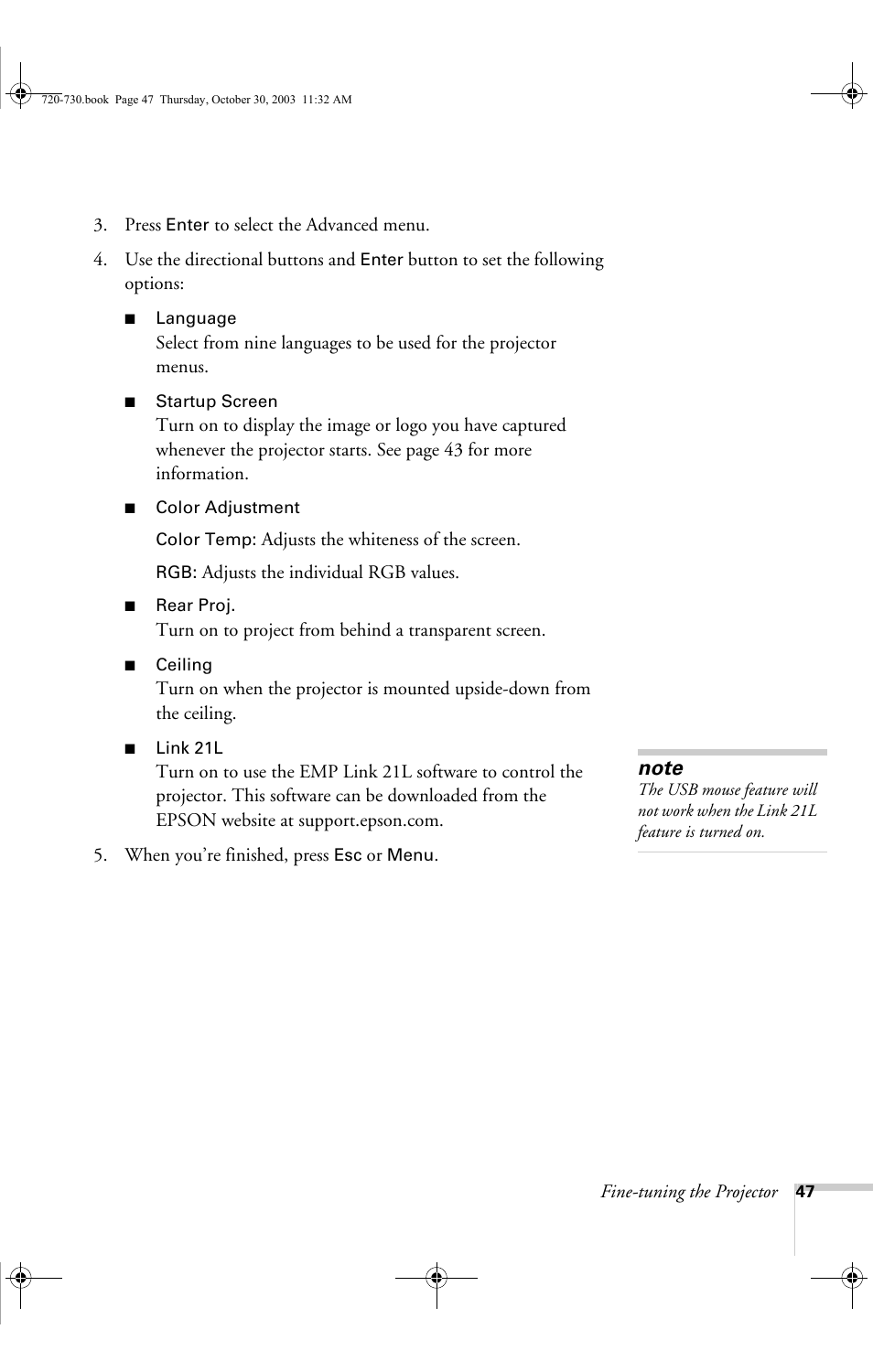 Epson 730c User Manual | Page 53 / 106