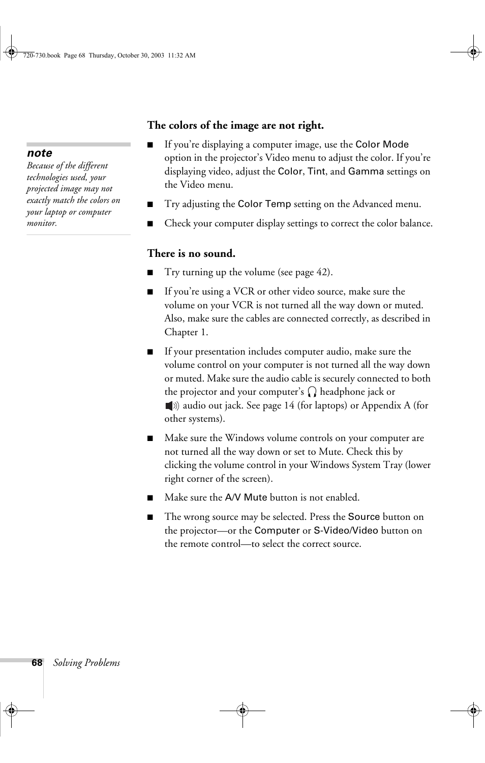 Epson 730c User Manual | Page 74 / 106
