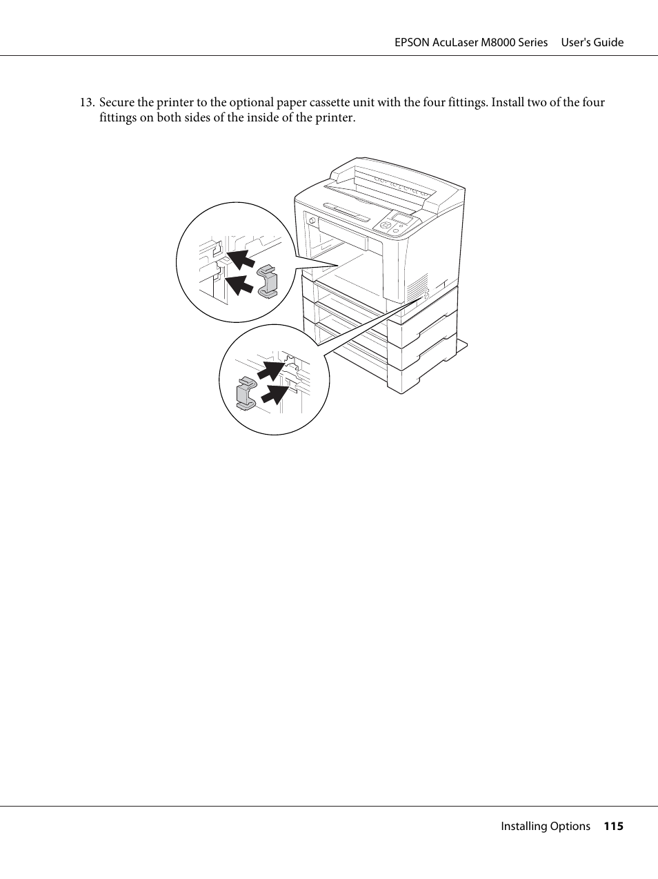 Epson ACULASER M8000 series User Manual | Page 115 / 248