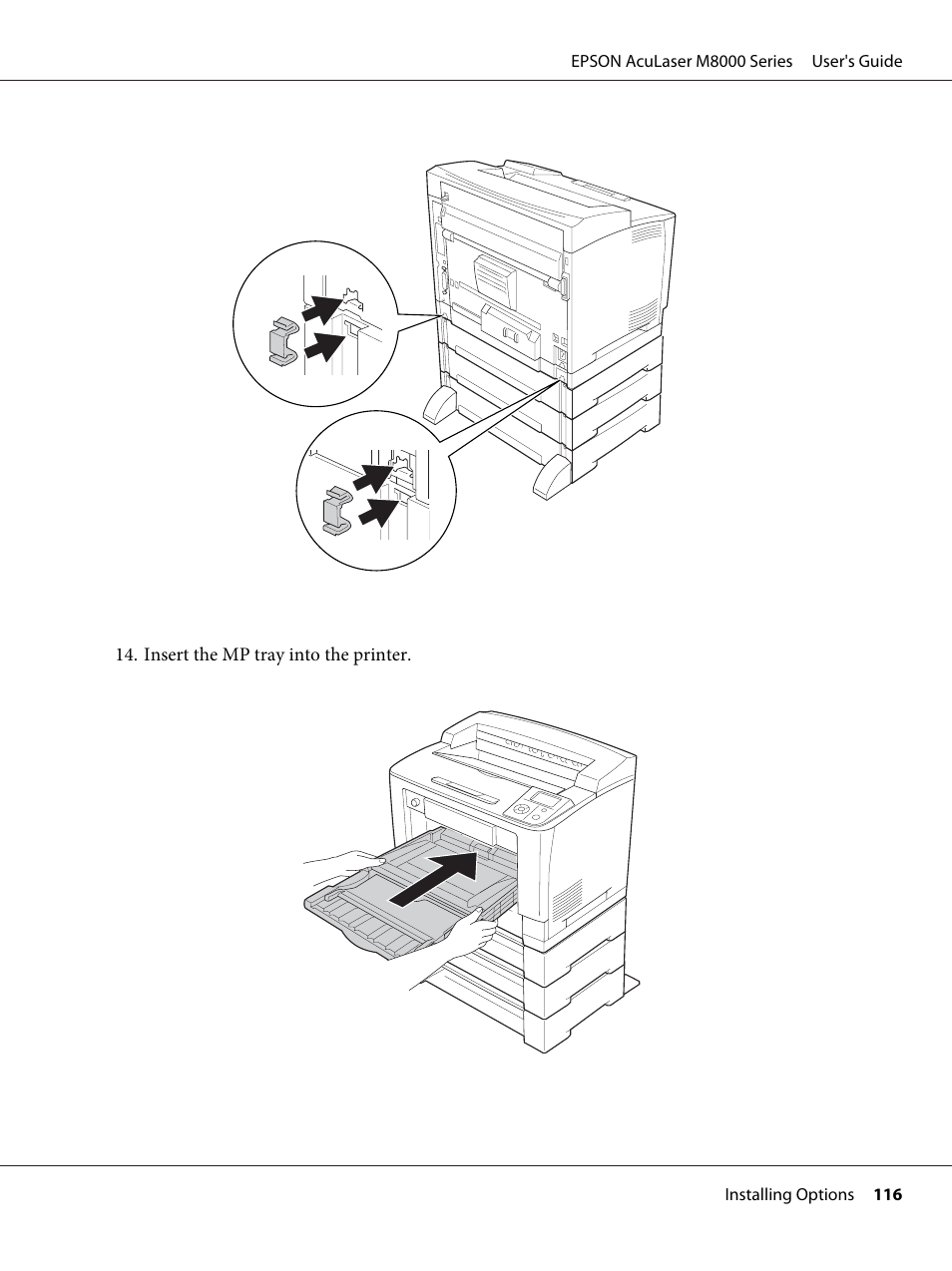 Epson ACULASER M8000 series User Manual | Page 116 / 248