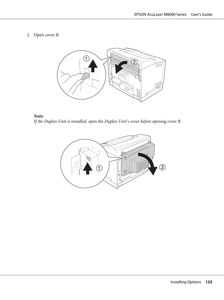 Epson ACULASER M8000 series User Manual | Page 122 / 248