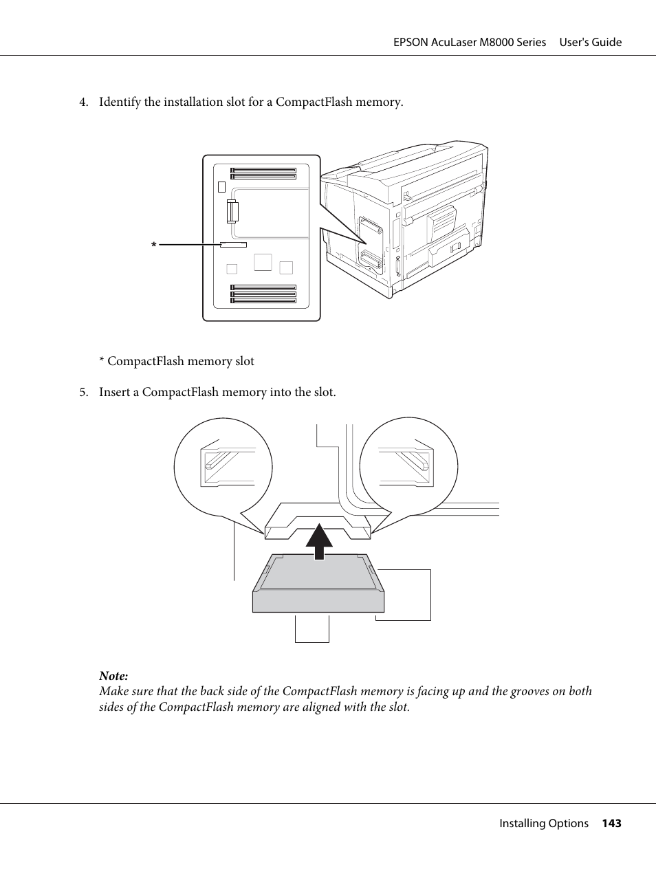 Epson ACULASER M8000 series User Manual | Page 143 / 248