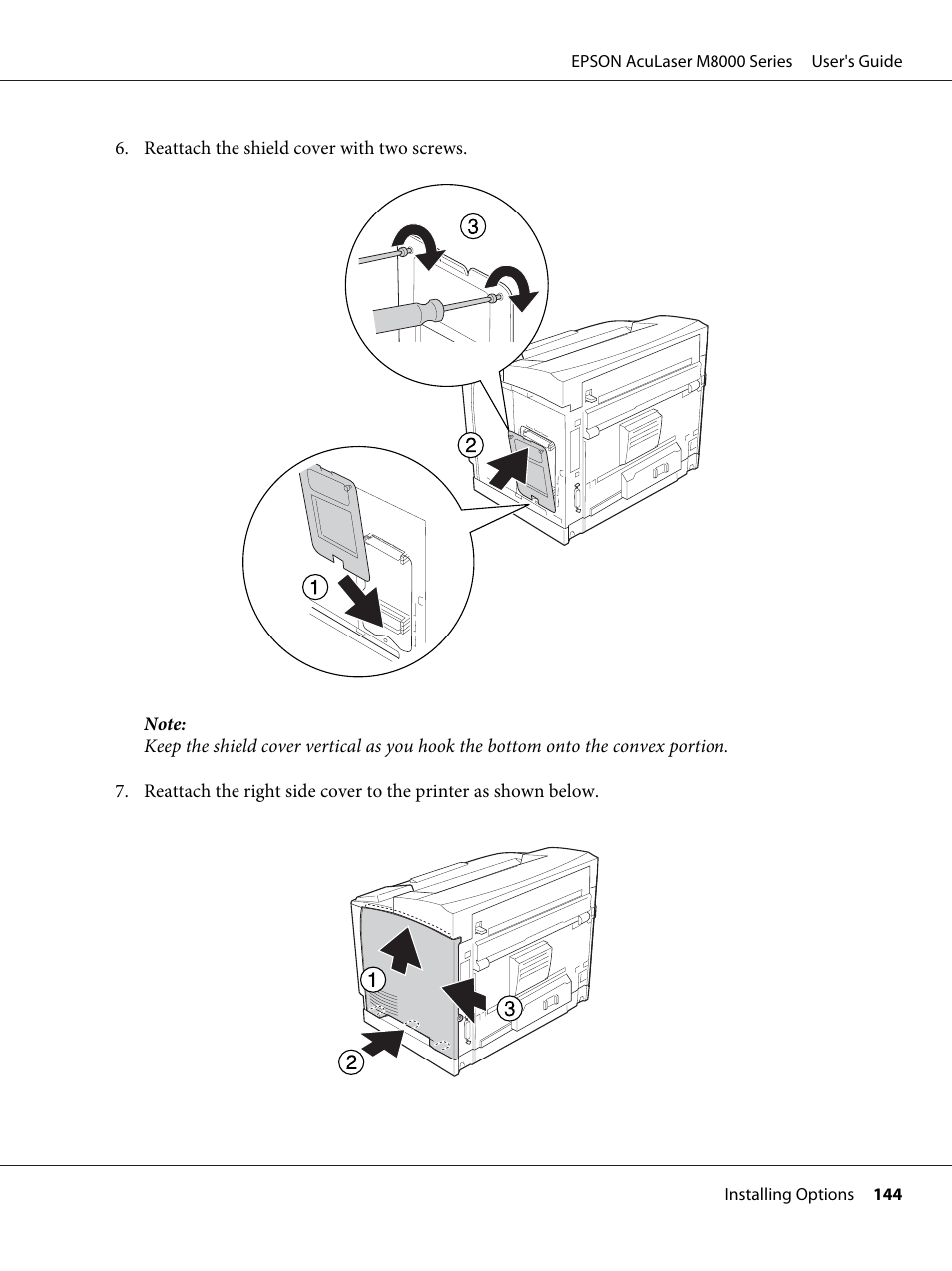 Epson ACULASER M8000 series User Manual | Page 144 / 248