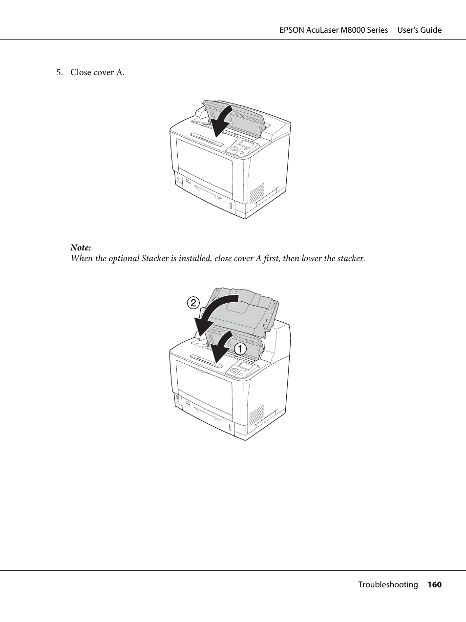 Epson ACULASER M8000 series User Manual | Page 160 / 248