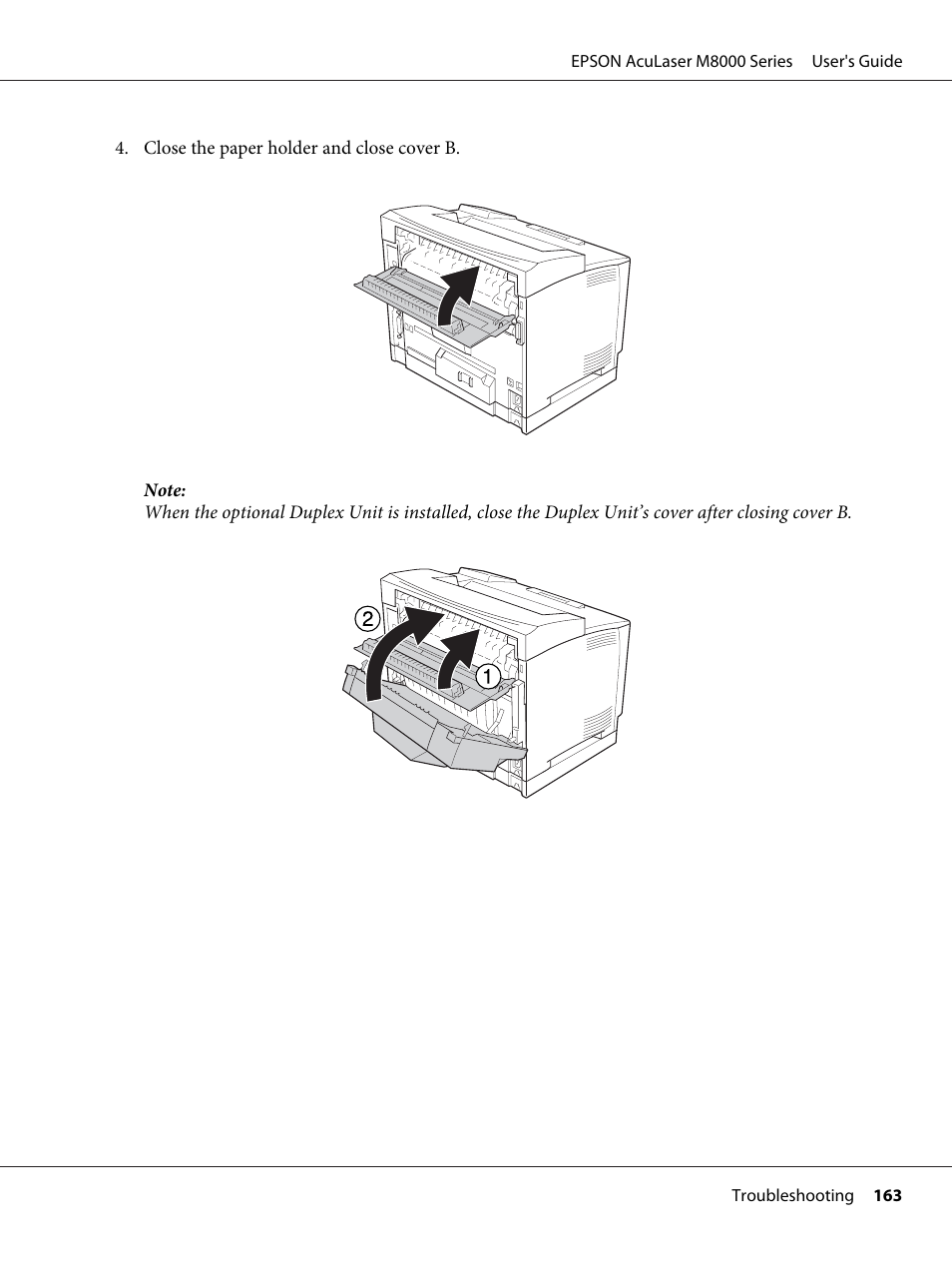 Epson ACULASER M8000 series User Manual | Page 163 / 248