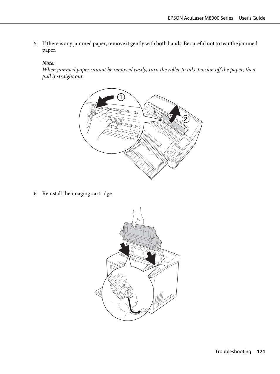 Epson ACULASER M8000 series User Manual | Page 171 / 248