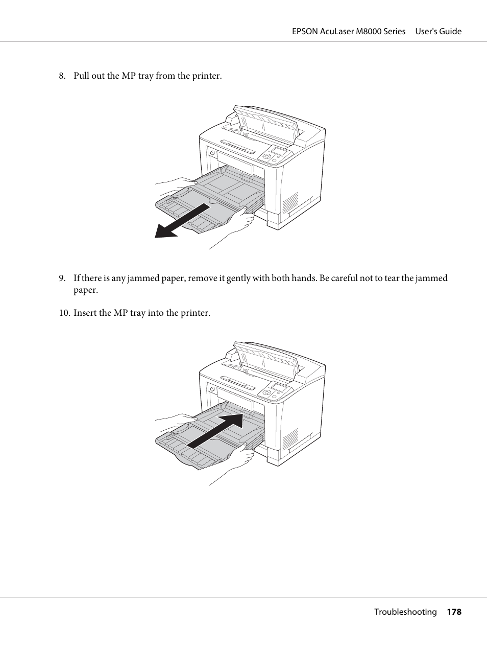 Epson ACULASER M8000 series User Manual | Page 178 / 248